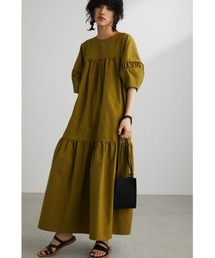 STYLEMIXER | パネルシャーリングスリーブワンピース(ワンピース)