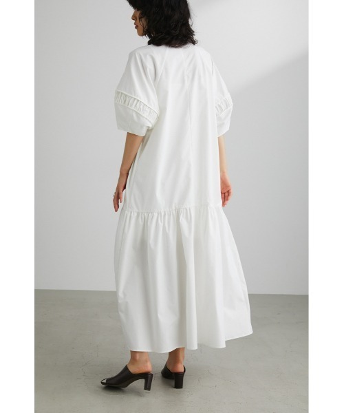 styling/ スタイリング シャーリングスリーブワンピース STYLEMIXER（スタイルミキサー）の「パネルシャーリングスリーブ