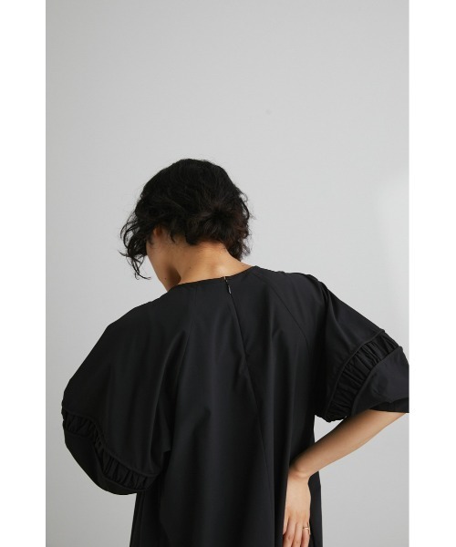 STYLEMIXER（スタイルミキサー）の「パネルシャーリングスリーブワンピース（ワンピース・レディース・ライトカーキ/ホワイト/ブラック・MEDIUM/SMALL）」の19枚目の写真