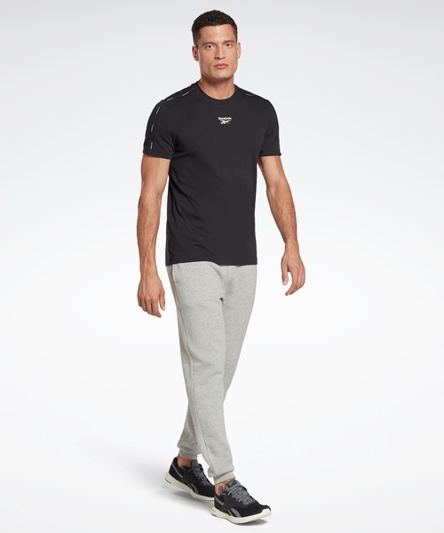 Reebok(リーボック)の「ワークアウト レディ パイピング Tシャツ / Workout Ready Piping T-Shirt(Tシャツ/カットソー・メンズ・ブラック/ブルー・X-SMALL/XXX-LARGE/XX-LARGE/SMALL/X-LARGE/LARGE/MEDIUM)」の6枚目の写真