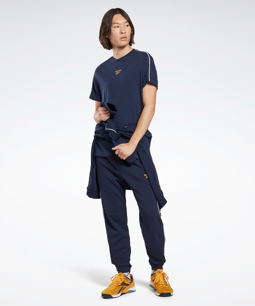 Reebok(リーボック)の「ワークアウト レディ パイピング Tシャツ / Workout Ready Piping T-Shirt(Tシャツ/カットソー・メンズ・ブラック/ブルー・X-SMALL/XXX-LARGE/XX-LARGE/SMALL/X-LARGE/LARGE/MEDIUM)」の11枚目の写真