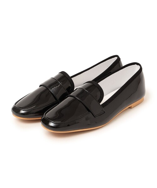 SHIPS(シップス)の「【SHIPS別注】TEMPERATE:エナメルフラットシューズ(その他シューズ・レディース・ブラック・38/39/36/37)」の1枚目の写真