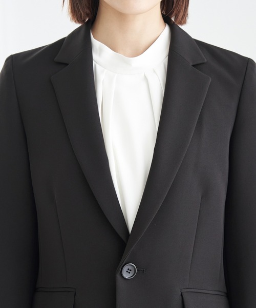 ROPE' PICNIC（ロペピクニック）の「【360°ウルトラストレッチ】セットアップ対応/テーラードジャケット【一部店舗限定34-42サイズ】（テーラードジャケット・レディース・ブラック/ネイビー/イエロー系その他3・40/38/36）」の18枚目の写真