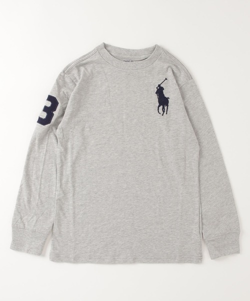 POLO RALPH LAUREN CHILDRENSWEAR（ポロ ラルフ ローレン チルドレンズウェア）の「Big Pony コットン ジャージー Tシャツ（Tシャツ/カットソー・キッズ・グレー系・M/L/S/XL）」の3枚目の写真