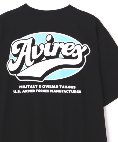 AVIREX（アヴィレックス）の「【直営店限定】スクール ロゴ Tシャツ / S/S AVIREX SCHOOL LOGO T-SHIRT / アヴィレックス（Tシャツ/カットソー・メンズ・ホワイト/ブラック・M/L/2XL/XL）」の2枚目の写真