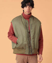 BEAMS LIGHTS | BEAMS LIGHTS / ナイロン MA-1 ベスト(ベスト)