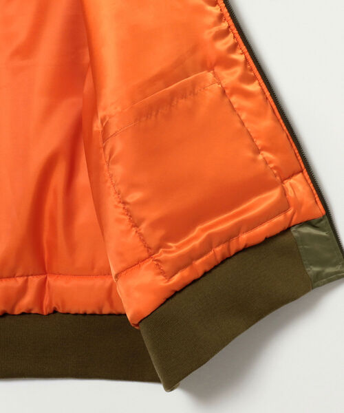 BEAMS LIGHTS（ビームスライツ）の「BEAMS LIGHTS / ナイロン MA-1 ベスト（ベスト・メンズ・ブラック/オリーブ・SMALL/MEDIUM/LARGE）」の14枚目の写真