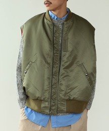 BEAMS LIGHTS | BEAMS LIGHTS / ナイロン MA-1 ベスト(ベスト)