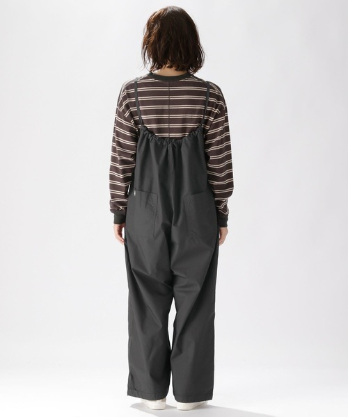 【２度着用】niko and…てぃらチノワークサロペットBLACK　L niko and - ニコアンド niko and… サロペットの通販 by