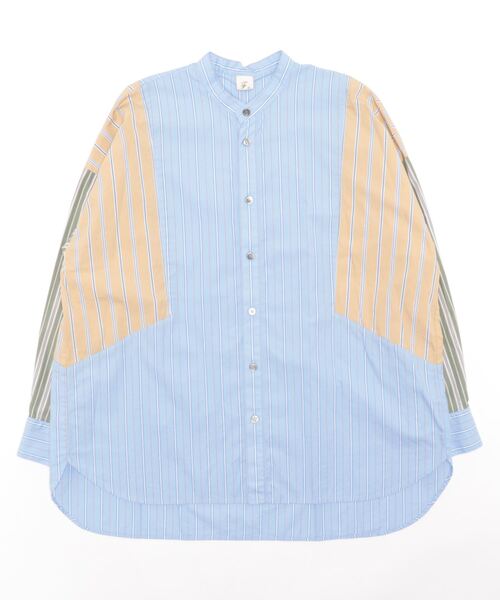 FIL DE FER（フィルデフェール）の「MIXストライプ 長袖シャツ