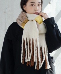 StyleSea | チェックフリンジマフラー(マフラー)