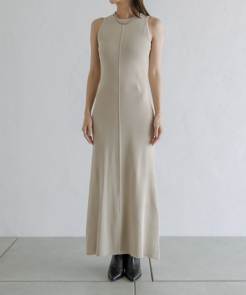 mystic（ミスティック）の「ショートカーデワンピースSET【サイズ展開あり/着回し抜群/SETアイテム】（ワンピース・レディース・ブラウン/ベージュ・1/2）」の18枚目の写真