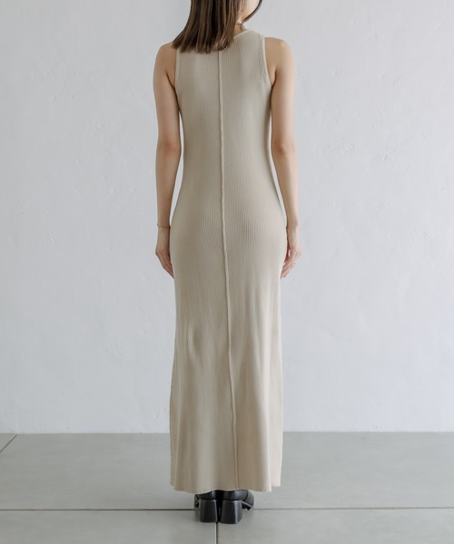 mystic（ミスティック）の「ショートカーデワンピースSET【サイズ展開あり/着回し抜群/SETアイテム】（ワンピース・レディース・ブラウン/ベージュ・1/2）」の13枚目の写真