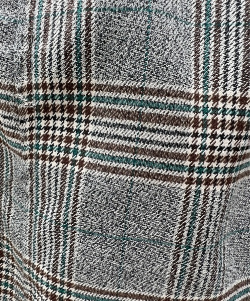 y/m by Yukie（イムバイユキエ）の「グレンチェックIラインスカート（スカート・レディース・オレンジ/グリーン・FREE）」の5枚目の写真