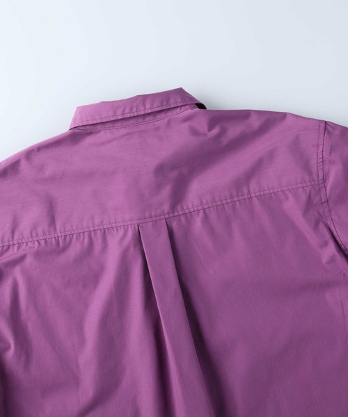 Right-on（ライトオン）の「【HONEYSUCKLE ROSE】レギュラーカラーシャツ（シャツ/ブラウス・レディース・ホワイト/ネイビー×ホワイト/ライラック/オレンジ・M/L）」の18枚目の写真