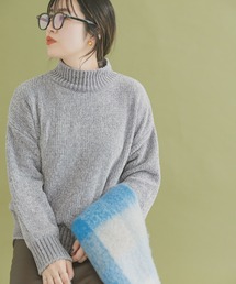 ITEMS URBANRESEARCH | ベロアモールハイネックニット(ニット/セーター)