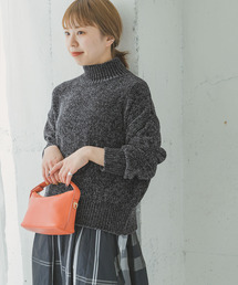 ITEMS URBANRESEARCH | ベロアモールハイネックニット(ニット/セーター)