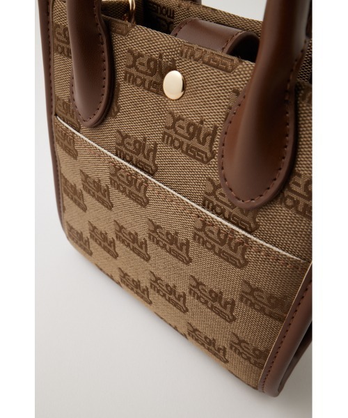 XGショルダーバッグ OLD ENGLISH LOGO BUCKLE 2WAY FAUX LEATHER BAG（ショルダー