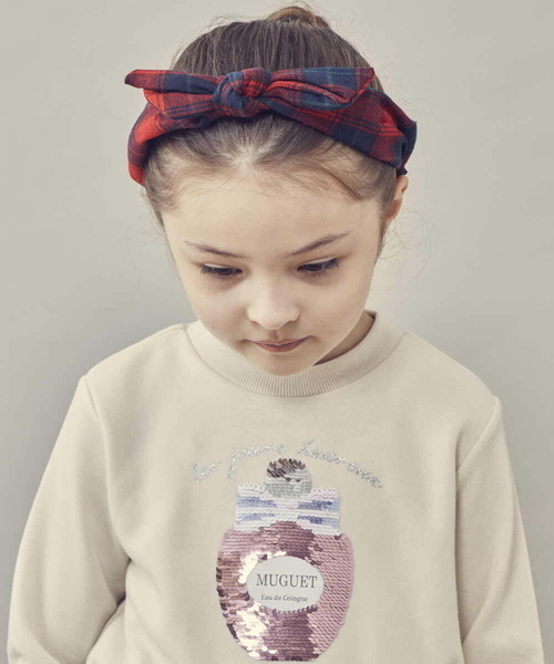 a.v.v（アーヴェヴェ）の「[KIDS]リボンカチューシャ（カチューシャ・キッズ・ライトブルー/ライトピンク/レッド・120）」の11枚目の写真