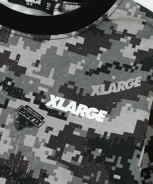 XLARGE KIDS（エクストララージキッズ）の「迷彩総柄長袖Tシャツ（T