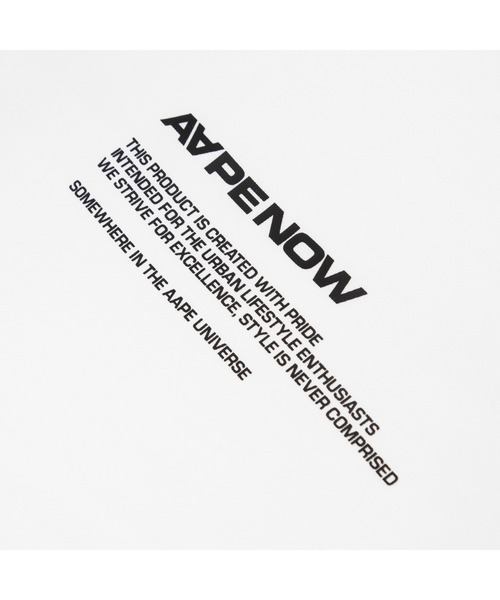 AAPE BY A BATHING APE（エーエイプバイアベイシングエイプ）の「AAPE NOW LONG SLEEVE SHIRT（シャツ/ブラウス・メンズ・ブラック/ブルー系その他2/ホワイト・MEDIUM/LARGE/X-LARGE/SMALL）」の6枚目の写真