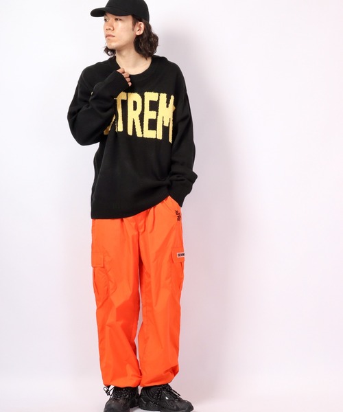 RE730(アールイーセブンサーティー)の「Alphabet wide cool neck knit / 英字ニット ワイドクールネック(ニット/セーター・メンズ・グリーン/ブラック/グレー・M/L)」の11枚目の写真