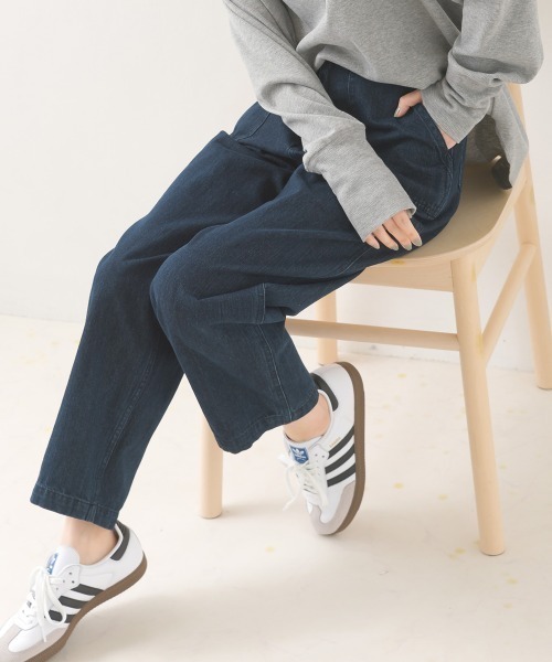 OMNES（オムネス）の「ダンプベイカーパンツ（その他パンツ・レディース・ブラック/ベージュ/カーキ/アイボリー/ブルー/ネイビー・MEDIUM/LARGE）」の5枚目の写真