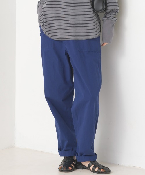 OMNES（オムネス）の「ダンプベイカーパンツ（その他パンツ・レディース・ブラック/ベージュ/カーキ/アイボリー/ブルー/ネイビー・MEDIUM/LARGE）」の6枚目の写真