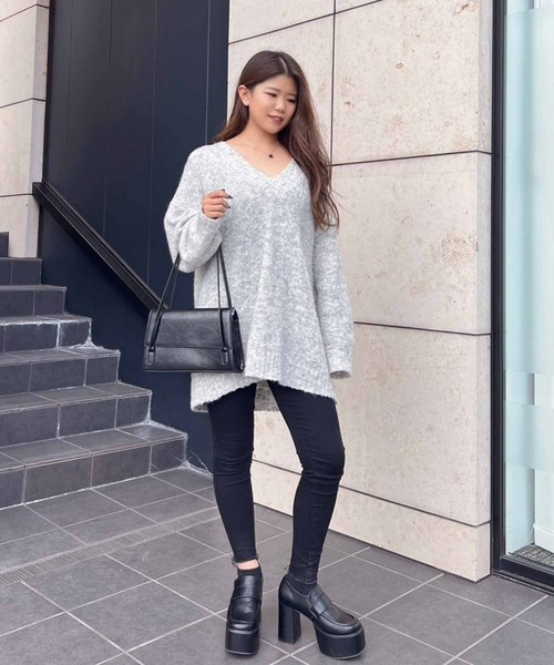 ANAP（アナップ）の「デザインハンドバッグ（ハンドバッグ・レディース・ブラック/ブルー/アイボリー・FREE）」の6枚目の写真