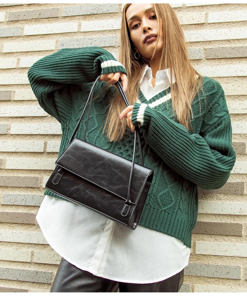 ANAP（アナップ）の「デザインハンドバッグ（ハンドバッグ・レディース・ブラック/ブルー/アイボリー・FREE）」の22枚目の写真