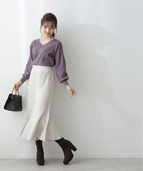 PROPORTION BODY DRESSING（プロポーションボディドレッシング）の「ケーブルニットセットアップ / 1212240013（ワンピース・レディース・ホワイト系その他/ライトグリーン/ブラウン・SMALL/MEDIUM）」の20枚目の写真