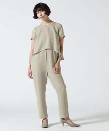 B'2nd（ビーセカンド）の「kaene(カエン) レースミックスオールインワン/マタニティ可（つなぎ/オールインワン）」