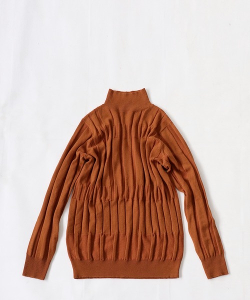 antiqua(アンティカ)の「ハイネックニット(ニット/セーター・レディース・グリーン/オレンジ/ブラック・FREE)」の22枚目の写真