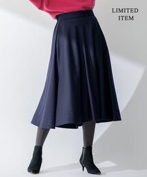 【WEB限定】ウールジョーゼット スカート