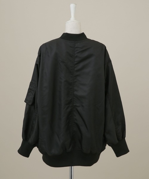 NANO universe（ナノユニバース）の「LB.04/MA-1ブルゾン（ブルゾン・レディース・ブラック/グレー系その他4・FREE）」の17枚目の写真