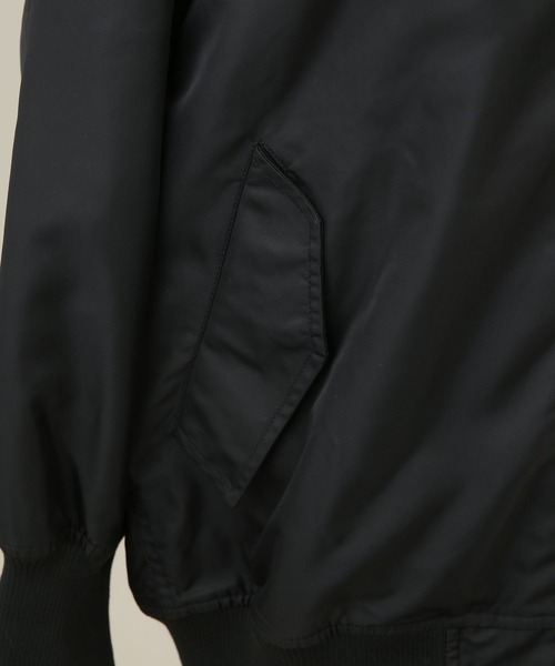 NANO universe（ナノユニバース）の「LB.04/MA-1ブルゾン（ブルゾン・レディース・ブラック/グレー系その他4・FREE）」の21枚目の写真