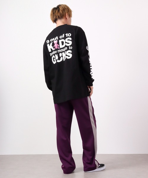 MISHKA(ミシカ)の「MISHKA ロングスリーブTシャツ(Tシャツ/カットソー・メンズ・オレンジ/パープル/グリーン/ブラック/ブルー・L/XL/M)」の12枚目の写真