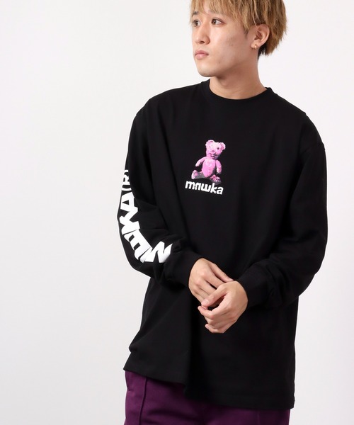 MISHKA(ミシカ)の「MISHKA ロングスリーブTシャツ(Tシャツ/カットソー・メンズ・オレンジ/パープル/グリーン/ブラック/ブルー・L/XL/M)」の8枚目の写真