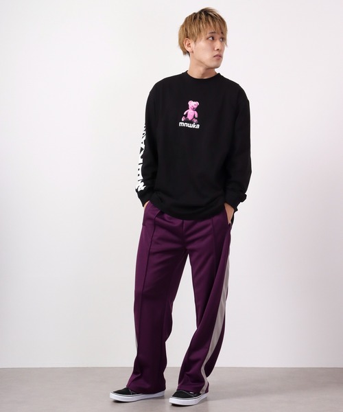 MISHKA(ミシカ)の「MISHKA ロングスリーブTシャツ(Tシャツ/カットソー・メンズ・オレンジ/パープル/グリーン/ブラック/ブルー・L/XL/M)」の11枚目の写真