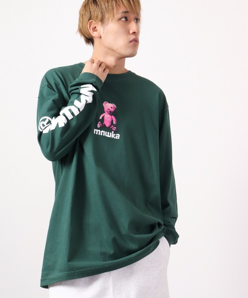 MISHKA(ミシカ)の「MISHKA ロングスリーブTシャツ(Tシャツ/カットソー・メンズ・オレンジ/パープル/グリーン/ブラック/ブルー・L/XL/M)」の15枚目の写真
