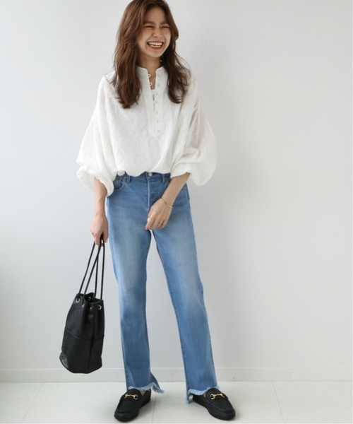 く*ん様 コットンジャガードギャザーブラウス 追加》コットンジャガードギャザーブラウス（シャツ/ブラウス