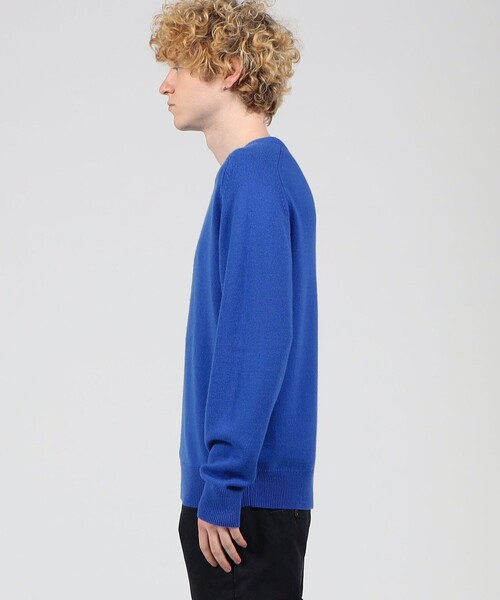 トップス vintage all cashmere v-neck knit EDITION（エディション）の「CASHMERE VINTAGE カシミヤ クルーネック