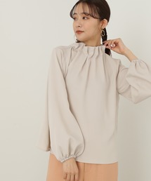 N.（N. Natural Beauty Basic） | 【追加生産】◆ペーパーバックパフブラウス(シャツ/ブラウス)