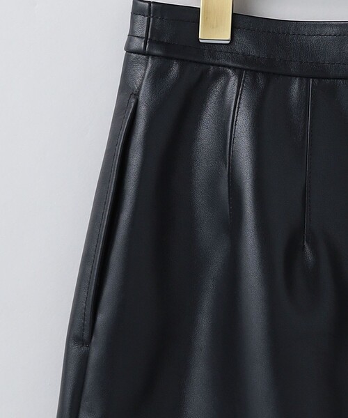 美品 ROKU LEATHER SKIRT 6（ロク）の「＜6(ROKU)＞LEATHER SKIRT/スカート（スカート）」 - WEAR