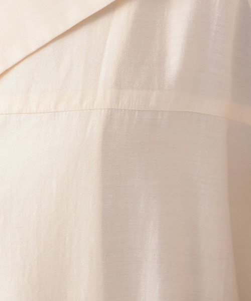 A part by（アパートバイ）の「ソデフレアカイキンシャツ（シャツ/ブラウス・レディース・ブラック/アイボリー・FREE）」の12枚目の写真