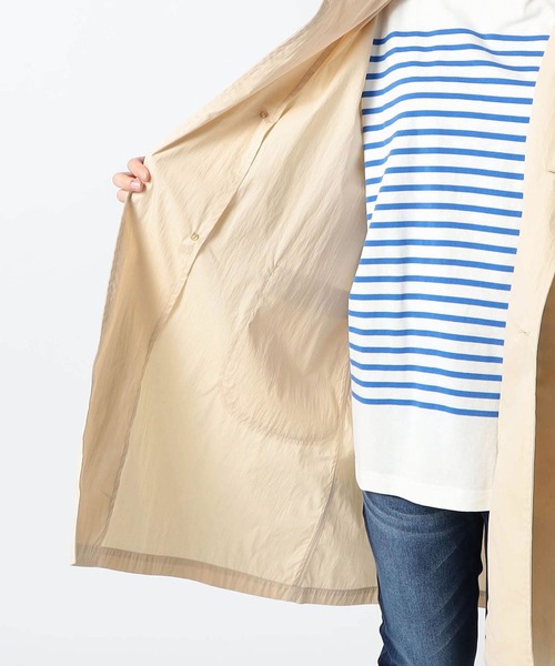 Grand PARK（グランドパーク）の「ナイロンロング丈フードコート（ブルゾン・レディース・ブラウン/カーキ/ナチュラル・FREE）」の14枚目の写真