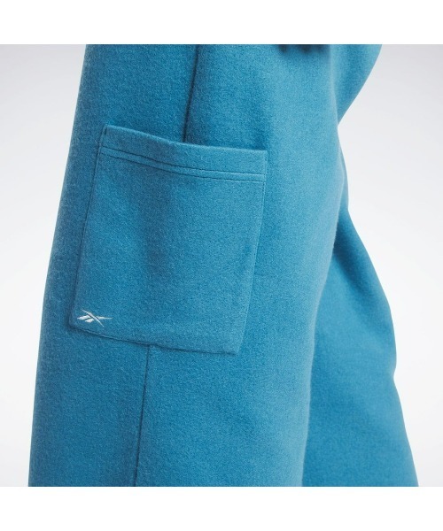 Reebok（リーボック）の「ワイドレッグパンツ / CL WDE FL WIDE LEG PANT（スウェットパンツ・レディース・ベージュ/ブルー/ブラック・LARGE/MEDIUM/SMALL/X-LARGE）」の7枚目の写真
