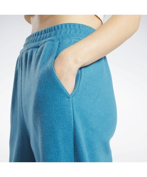 Reebok（リーボック）の「ワイドレッグパンツ / CL WDE FL WIDE LEG PANT（スウェットパンツ・レディース・ベージュ/ブルー/ブラック・LARGE/MEDIUM/SMALL/X-LARGE）」の8枚目の写真