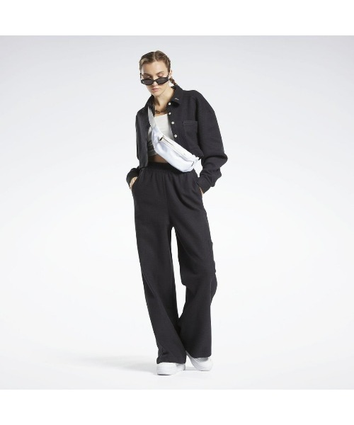 Reebok（リーボック）の「ワイドレッグパンツ / CL WDE FL WIDE LEG PANT（スウェットパンツ・レディース・ベージュ/ブルー/ブラック・LARGE/MEDIUM/SMALL/X-LARGE）」の9枚目の写真