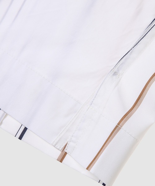 Feng Chen Wang（フェン・チェン・ワン）の「SHORT SLEEVE STRIPED SHIRT（シャツ/ブラウス・メンズ・ブルー・M/L/XL）」の3枚目の写真
